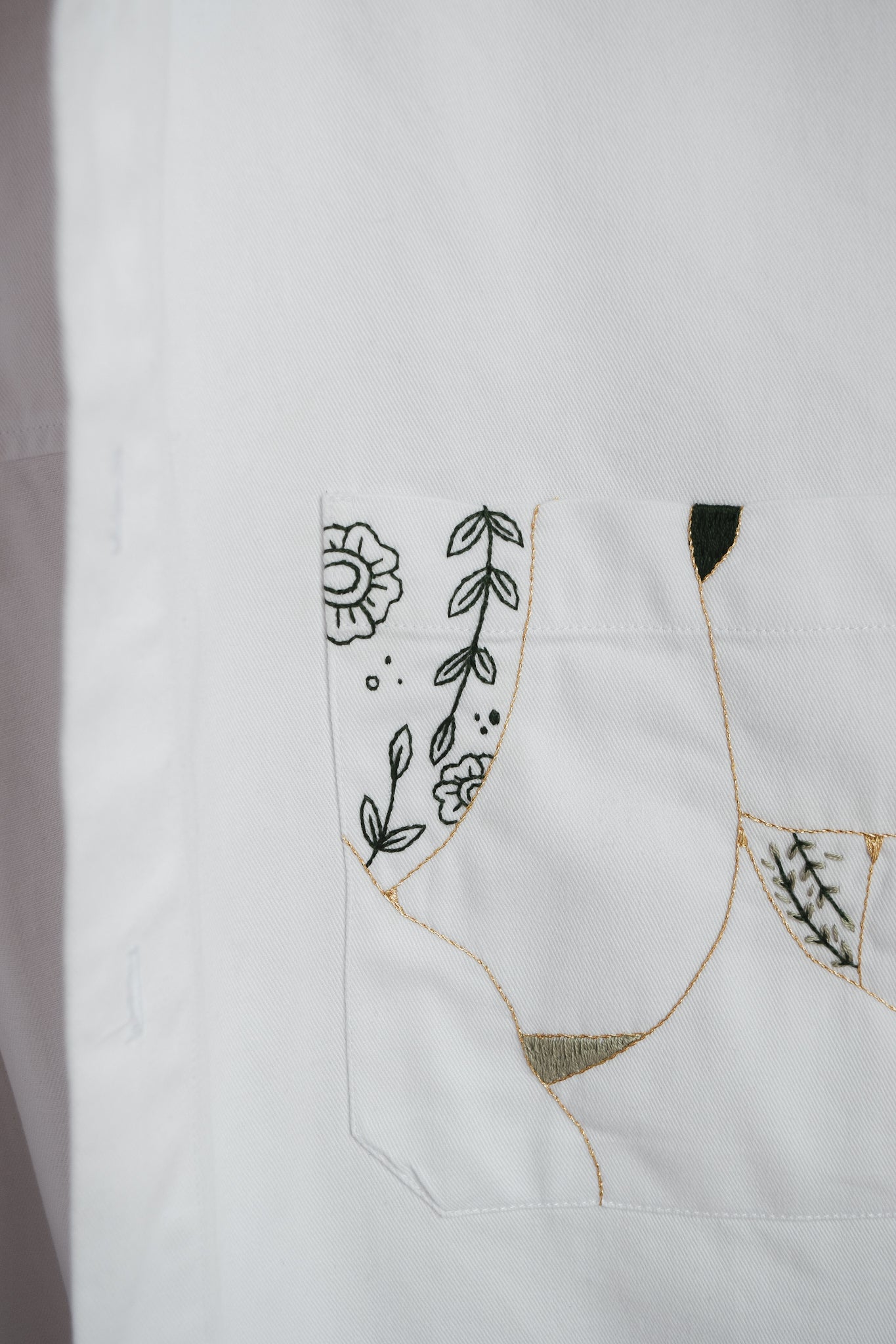 Camicia Kintsugi Verde| XS-S