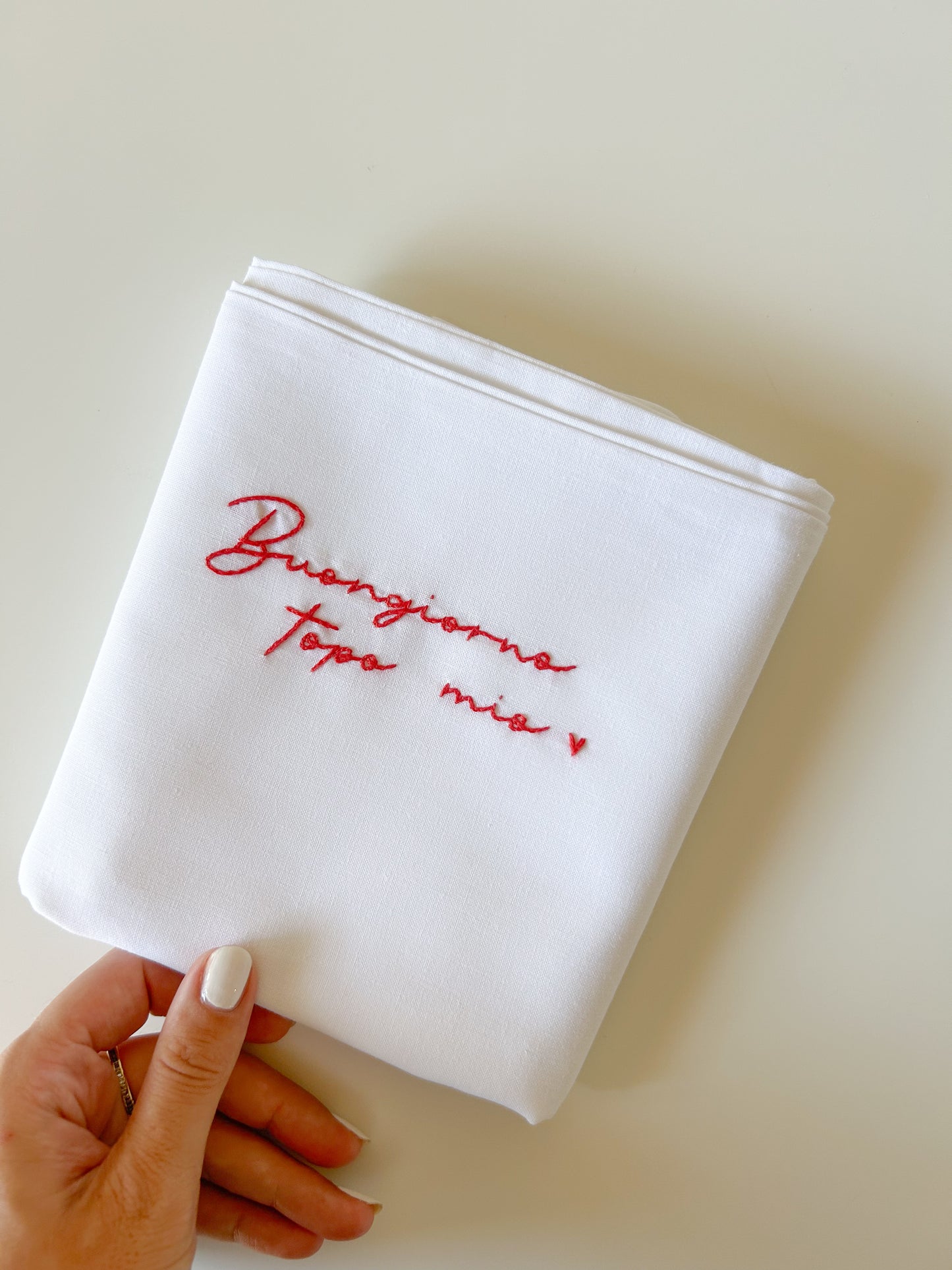 Federa personalizzata “Buongiorno + soprannome"
