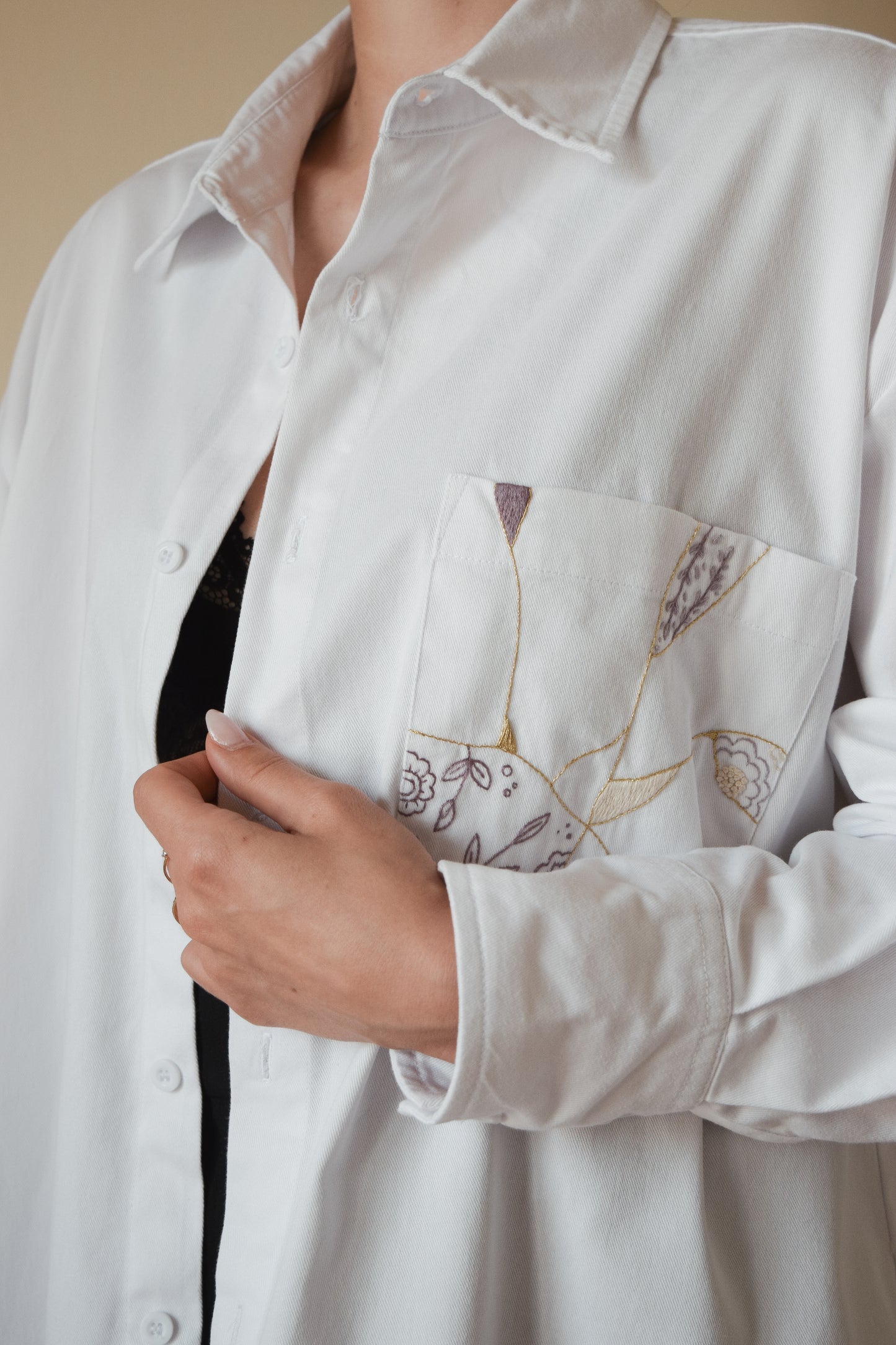 Camicia Kintsugi Lilla| M