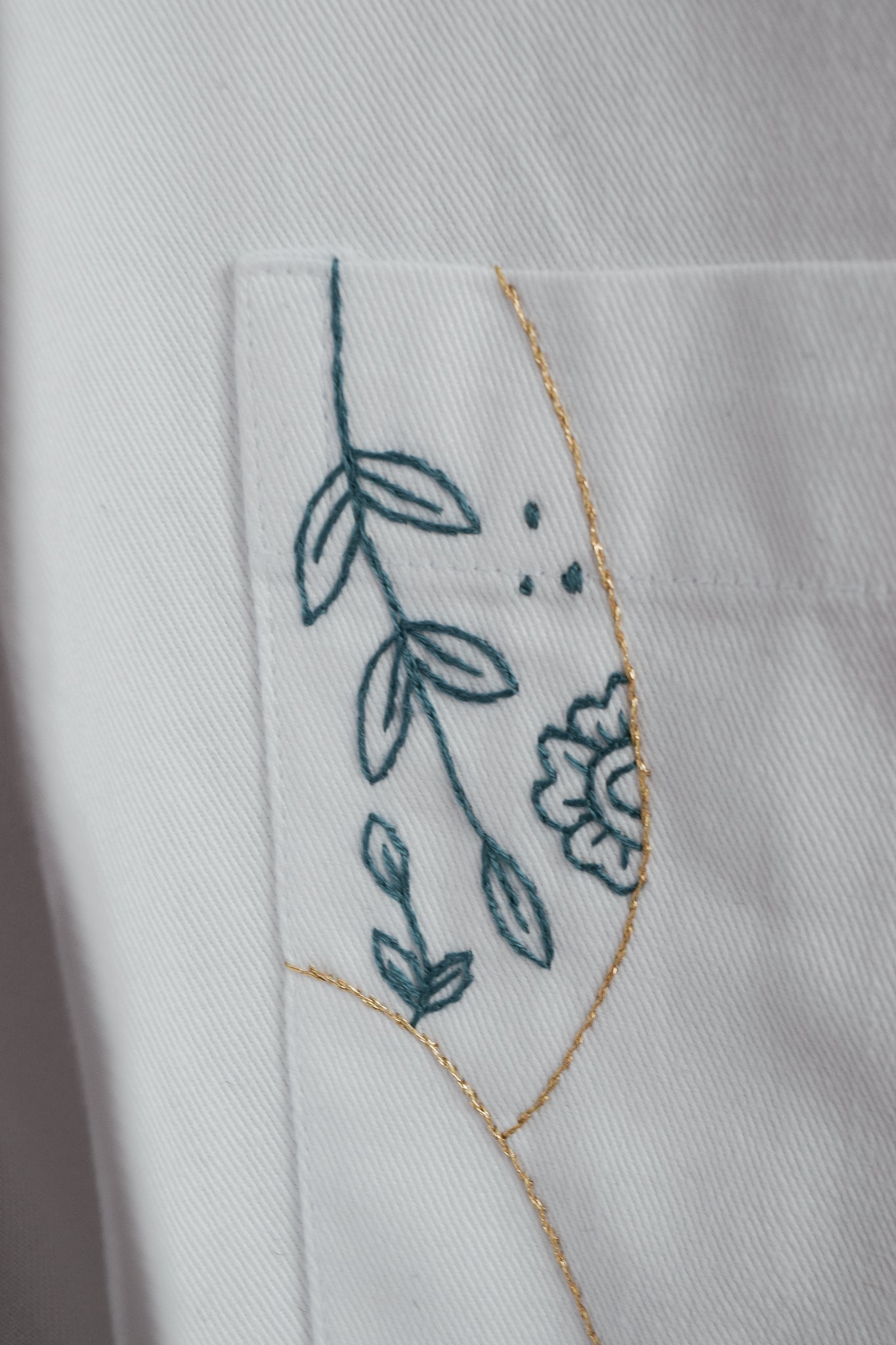 Camicia Kintsugi Turchese