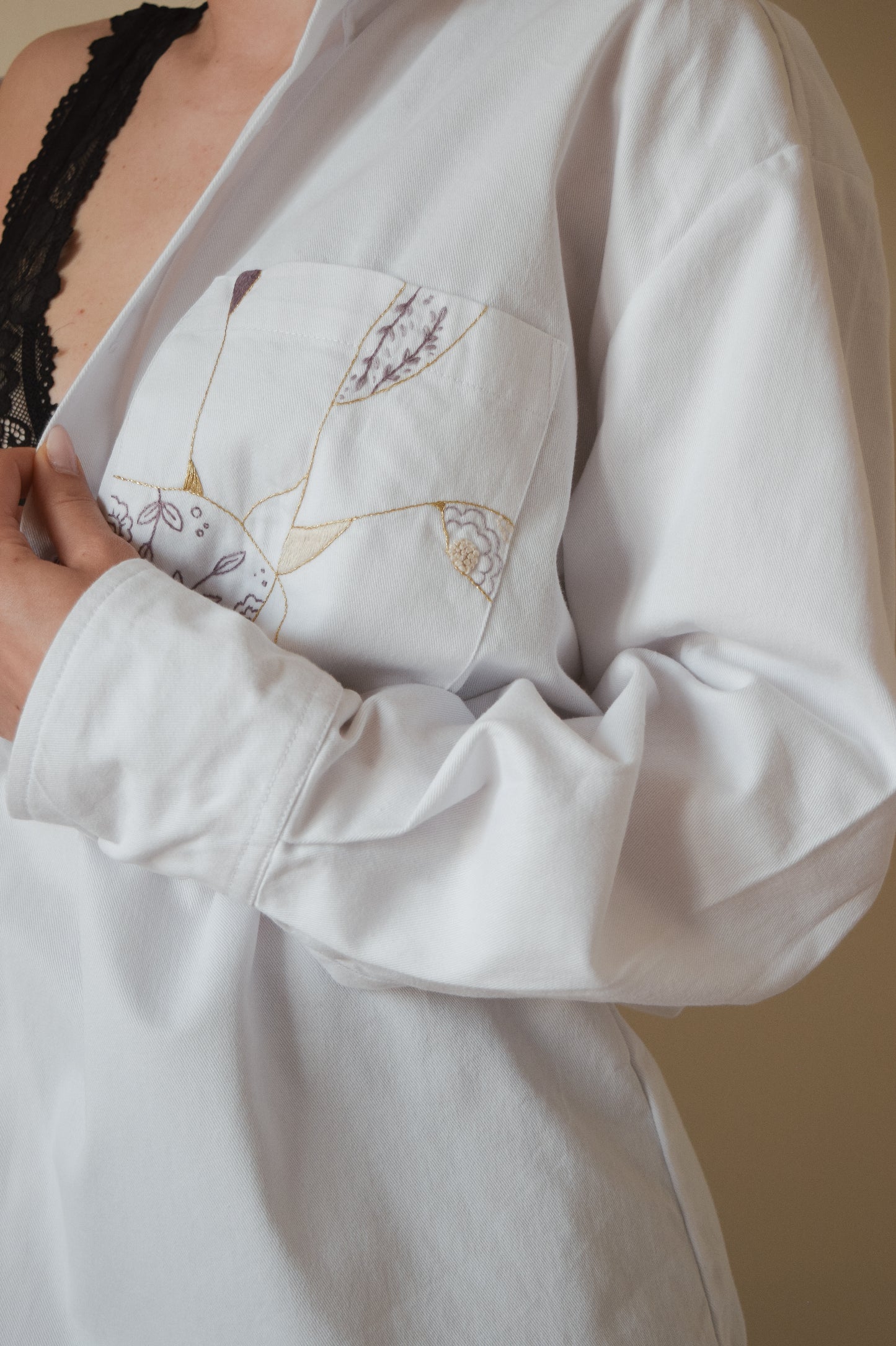 Camicia Kintsugi Lilla| M