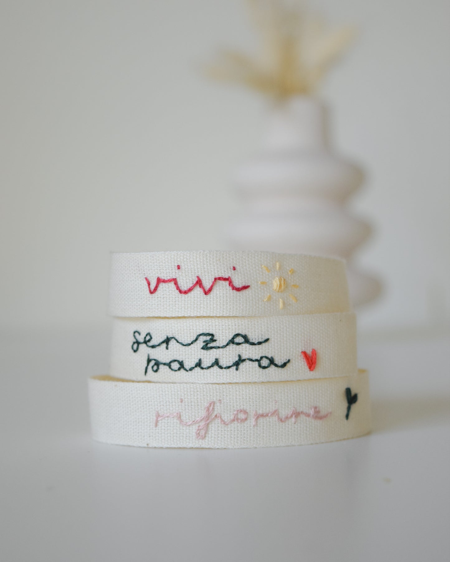 Braccialetti con dedica (avorio)