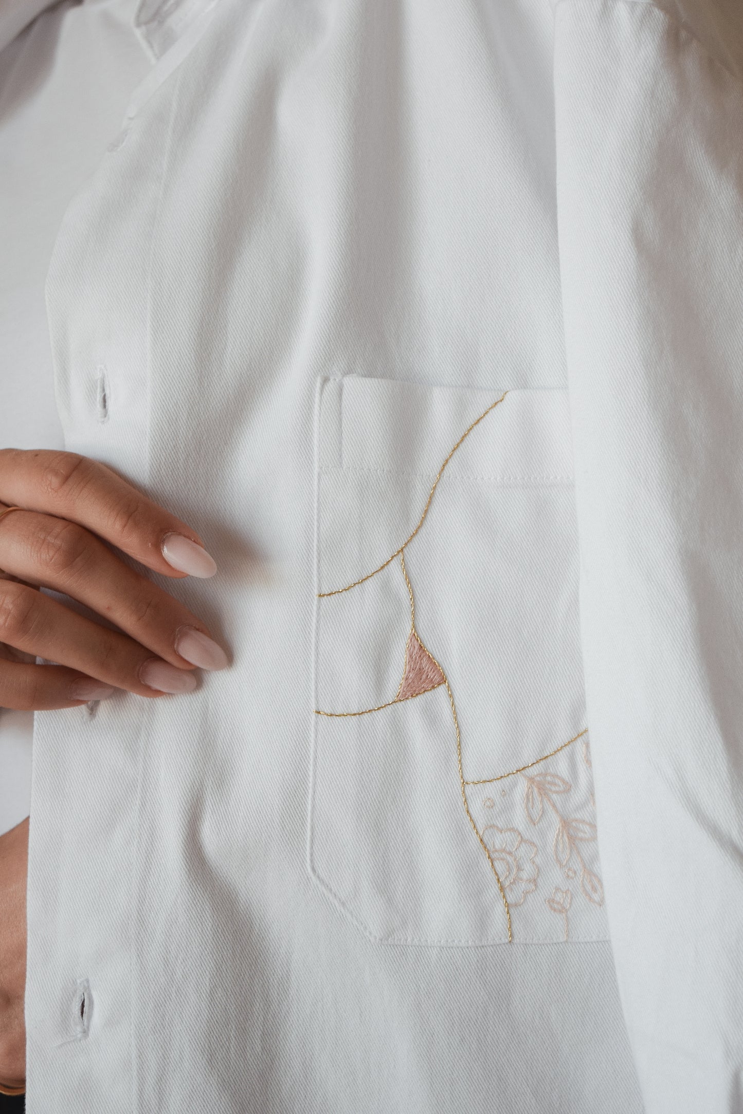 Camicia Kintsugi Rosa | S-M