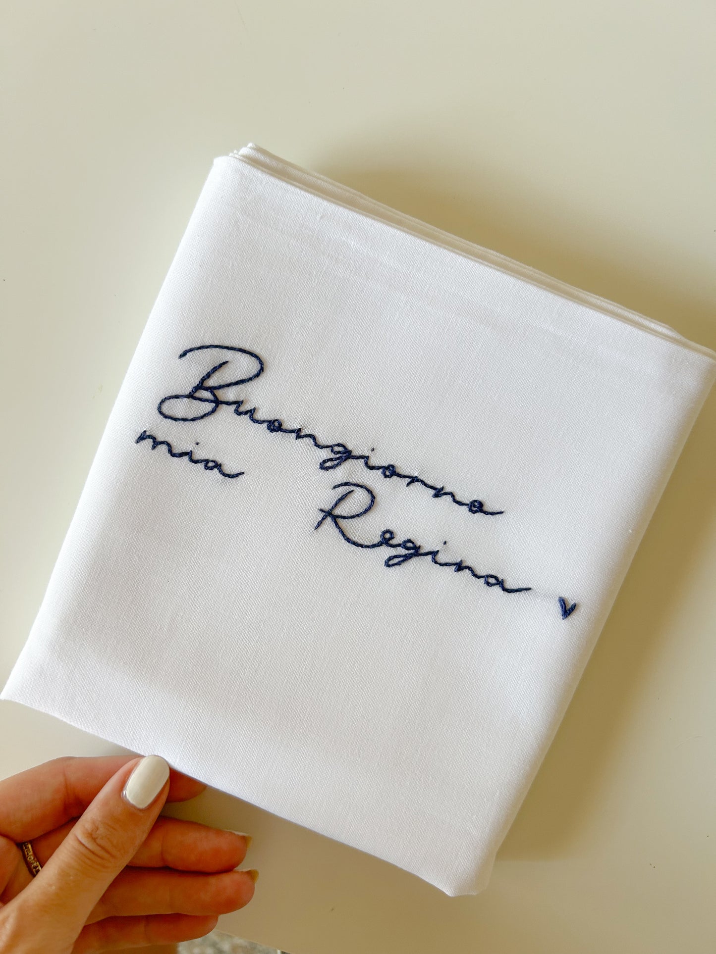 Federa personalizzata “Buongiorno + soprannome"
