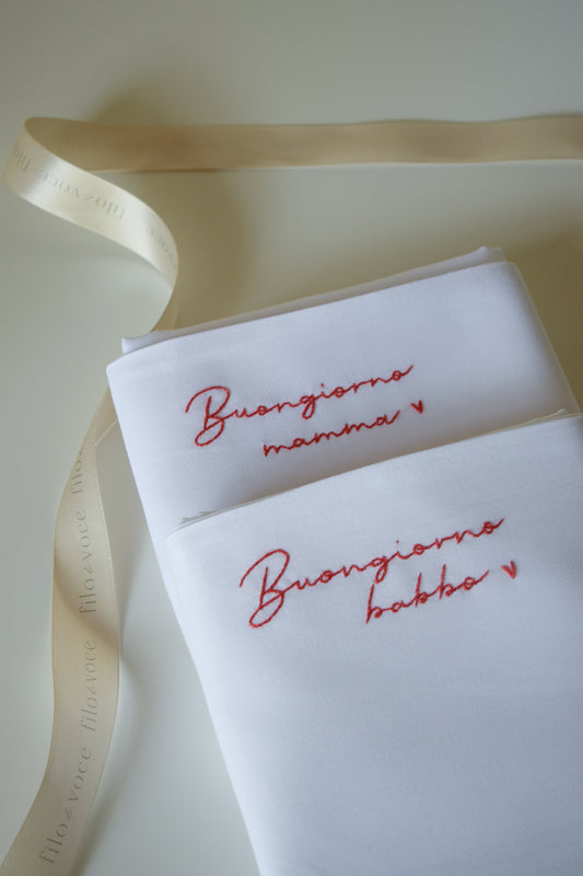 Federa personalizzata “Buongiorno + soprannome"