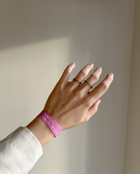 Braccialetto con dedica
