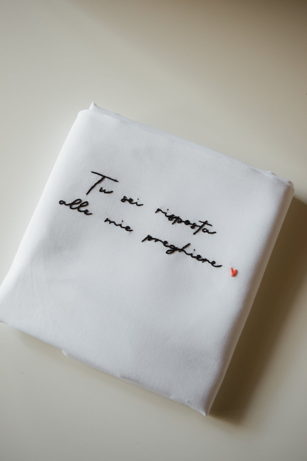 Federa con dedica d'Amore personalizzata