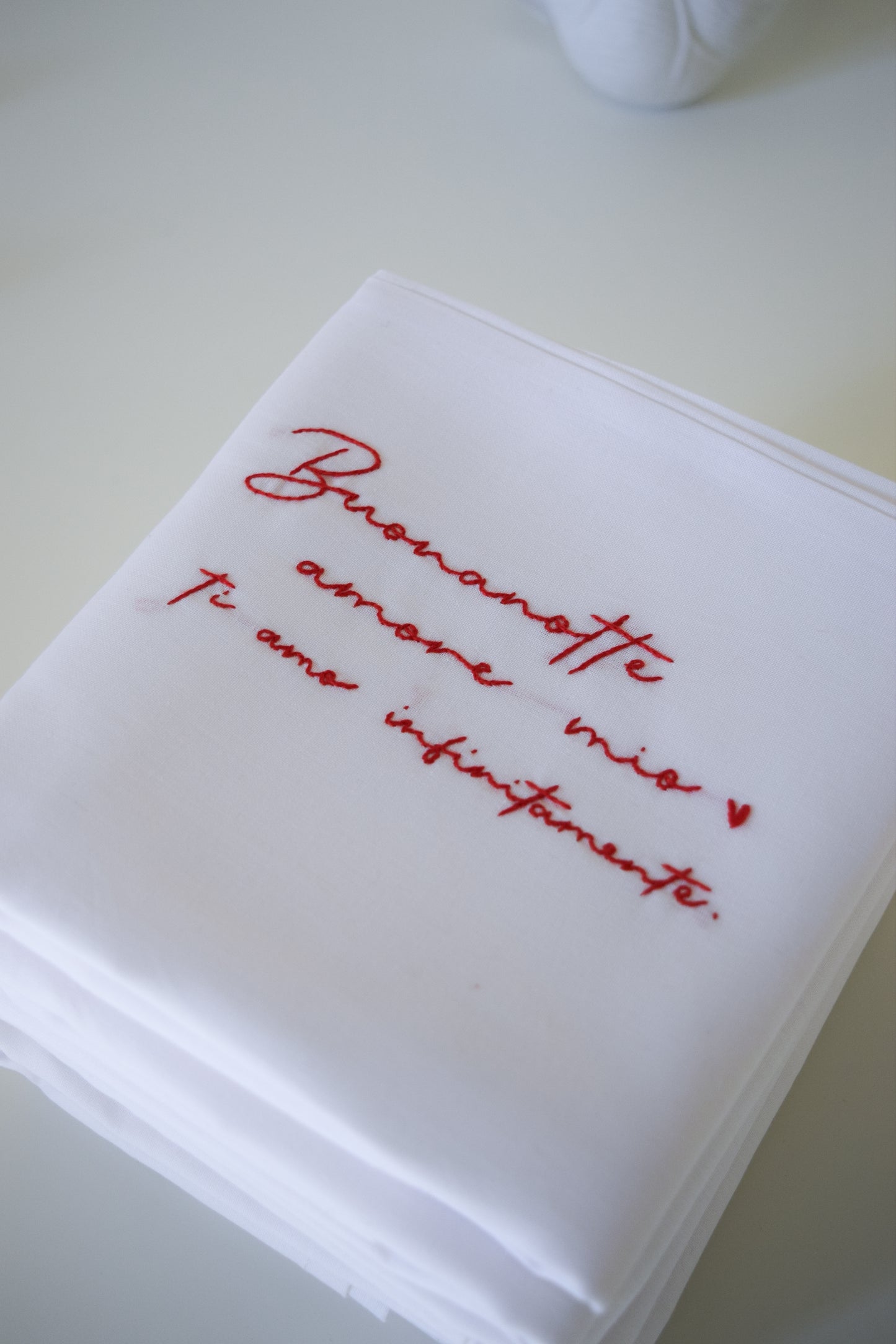 Federa con dedica d'Amore personalizzata