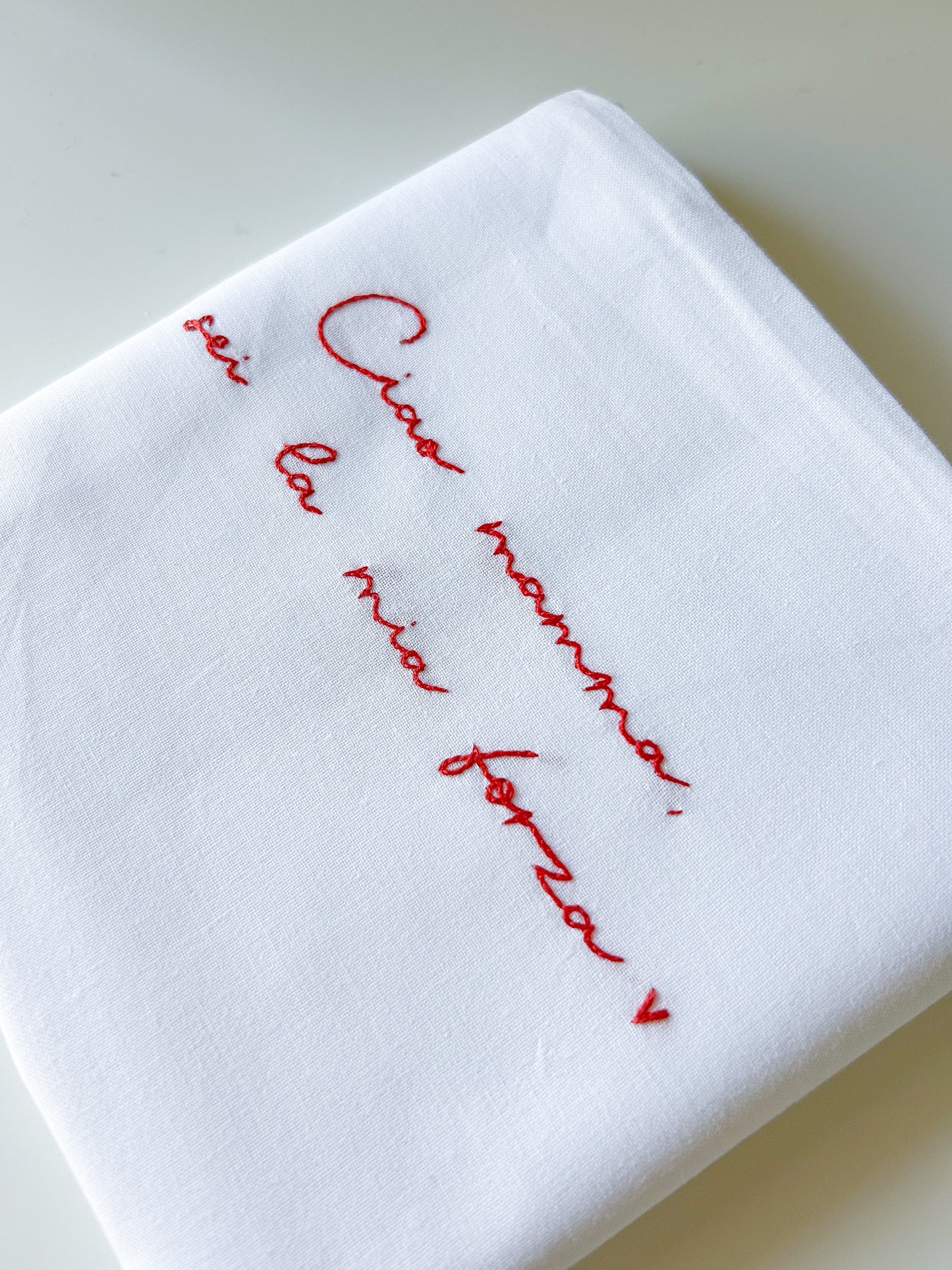 Federa con dedica d'Amore personalizzata
